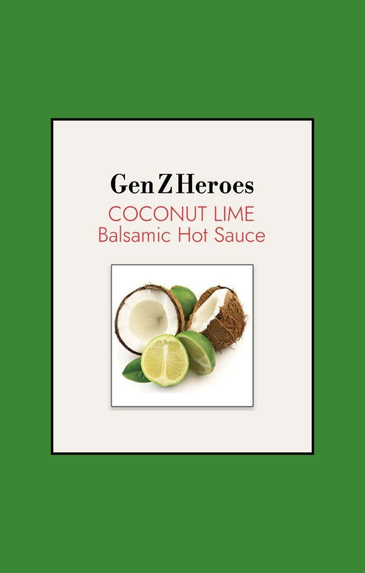 Gen Z Heroes - Coconut Lime Balsamic Hot Sauce