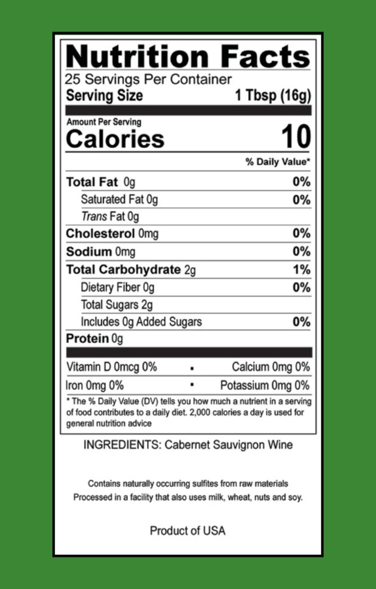 Kale Kab - Cabernet Sauvignon Vinegar