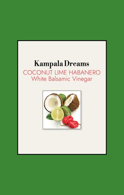 Kampala Dreams - Coconut Lime Habanero White Balsamic Vinegar