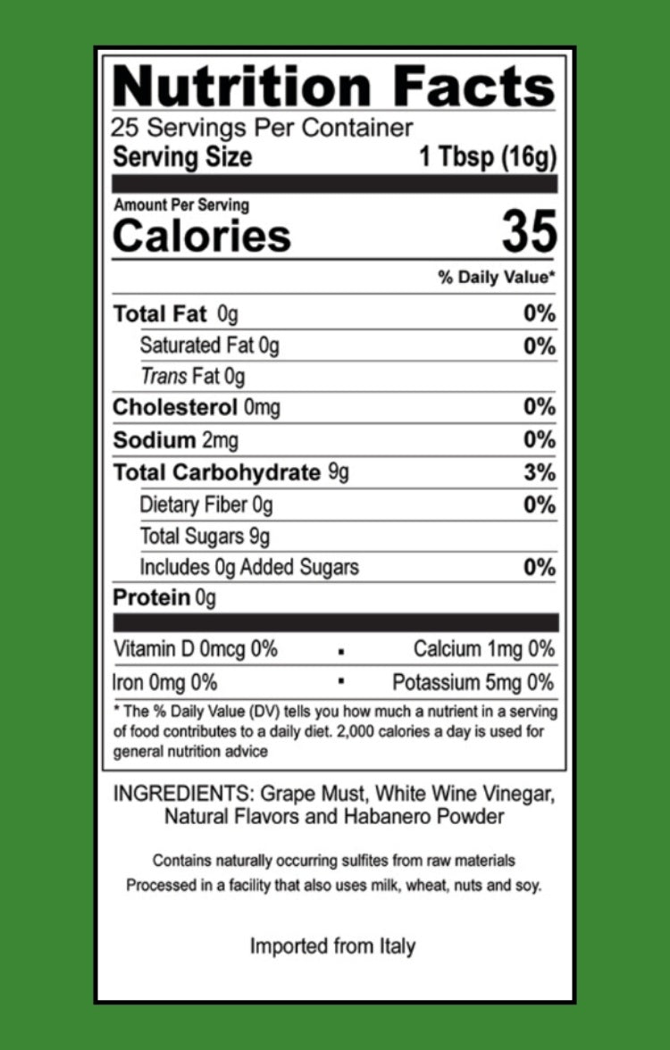 Nyeupe Siki - Garlic Habanero White Balsamic Vinegar